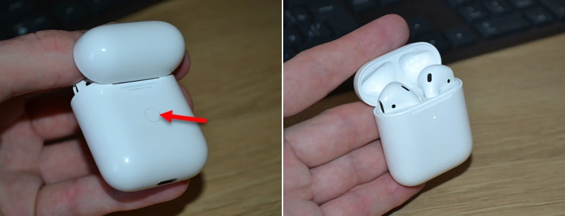 Activate Pairing Mode on AirPods 2, 3, Pro if Windows 11 can't see them