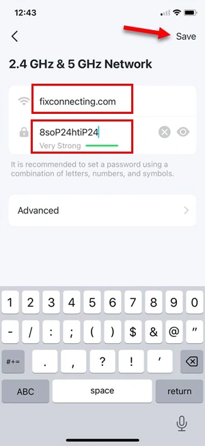 Change the password and Wi-Fi network name in the Deco app