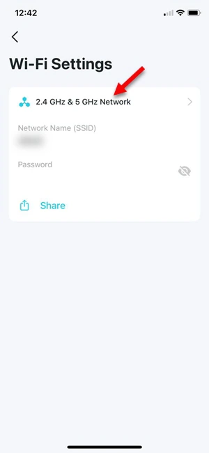 TP-Link Deco Wi-Fi network settings