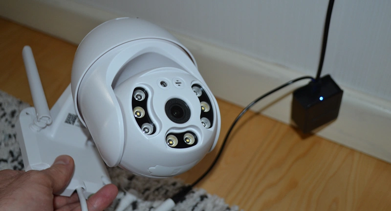 Preparing the V380 Pro camera for a factory reset